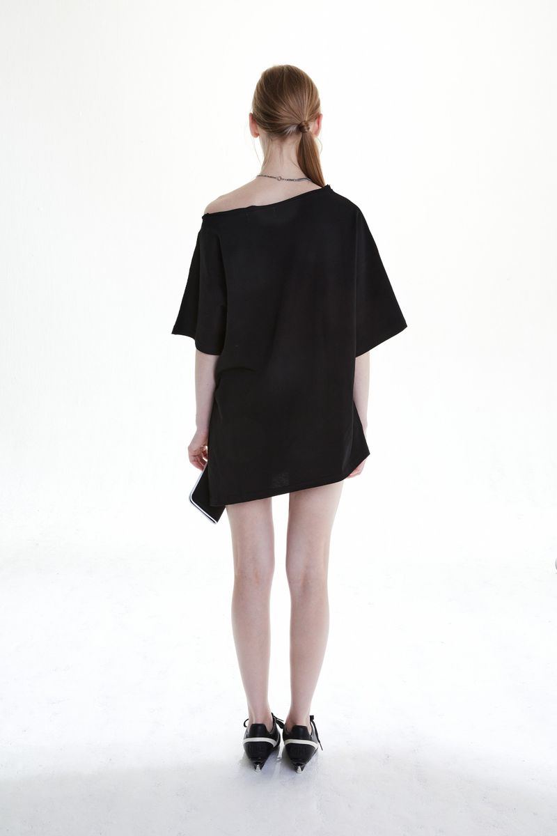 DEPARTURE CUBIC UNBALANCED TOP (BLACK)