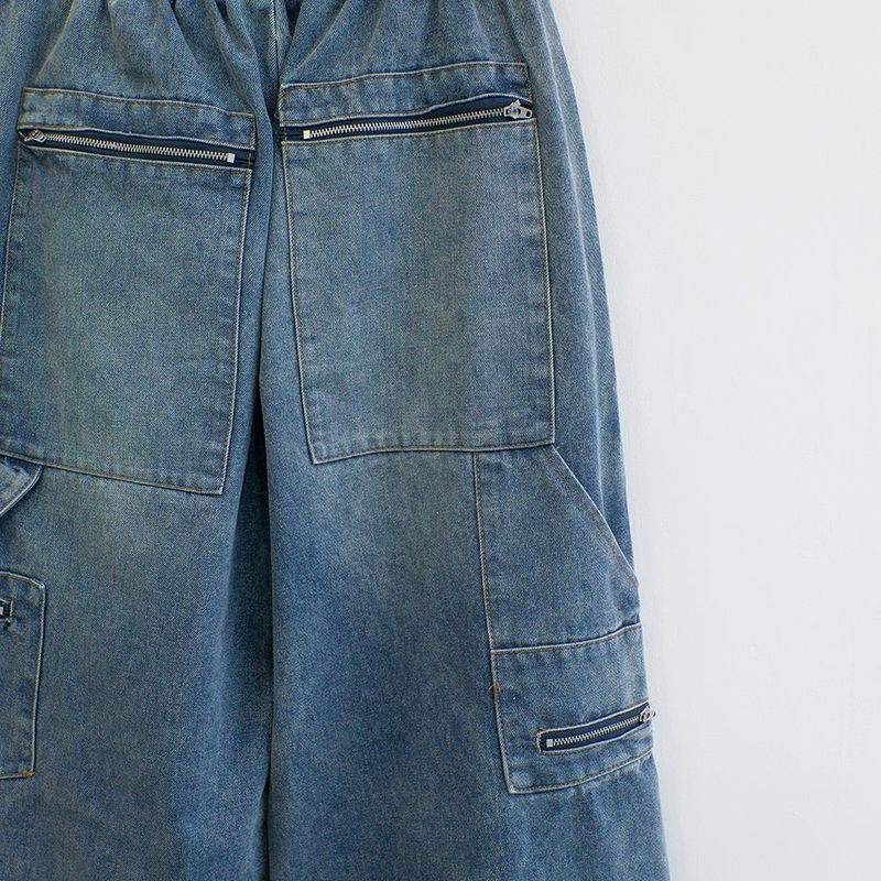 Leaf Double Knee Denim Pants