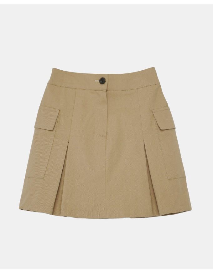Camilla Pin Tuck Cargo Bending Skirt