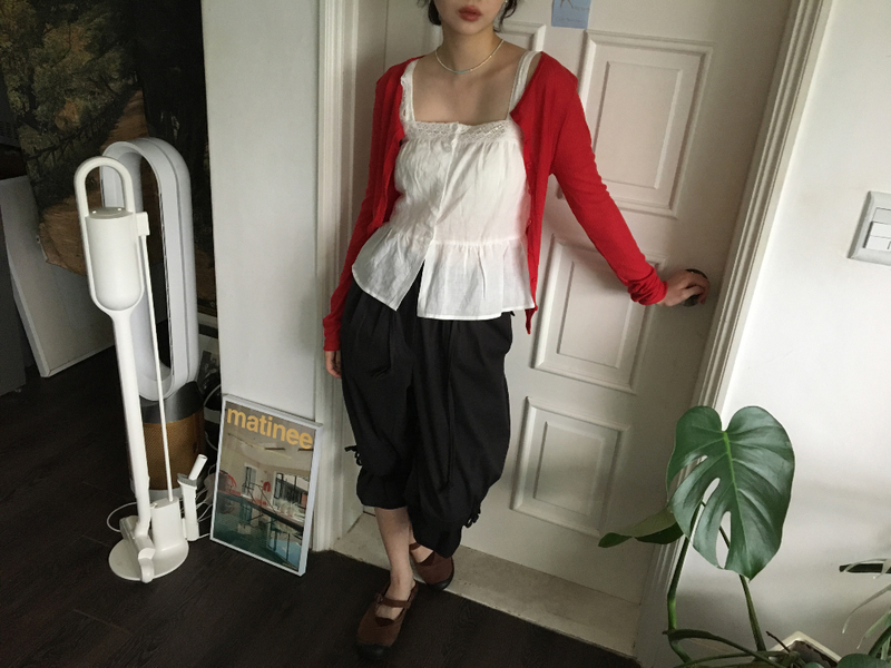 Neige frill harem pants (2color)