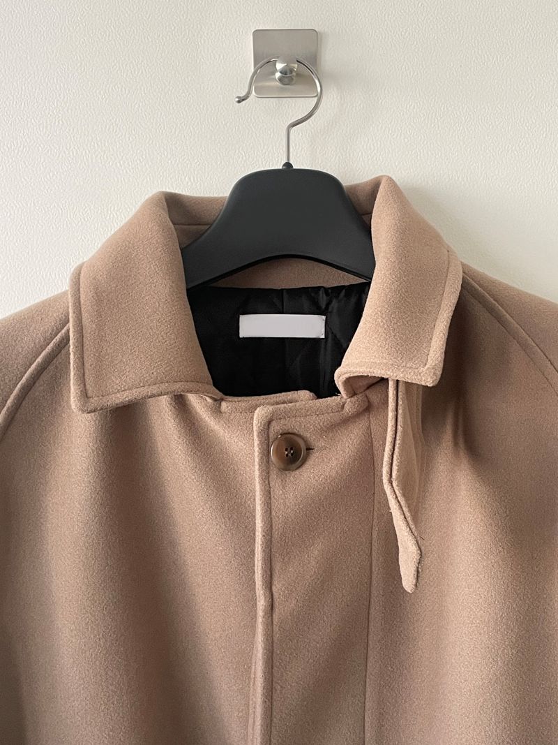 Constant high neck long coat