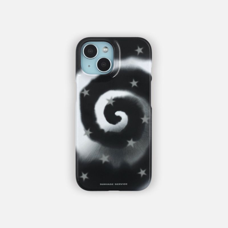 sunvase service(サンベースサービス)の「HYPNOTIC STAR CASE_BLACK (glossy hard)(Smartphone Accessories)」