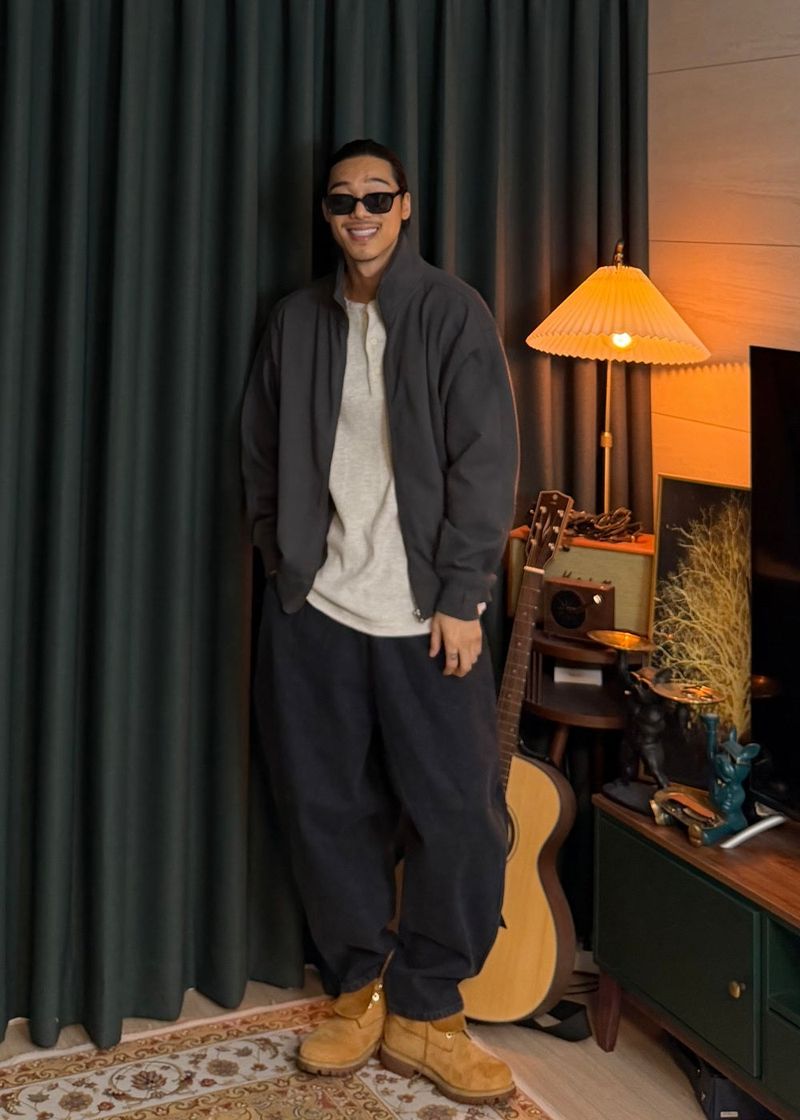 Denim Balloon Baggy Pants 2COLOR