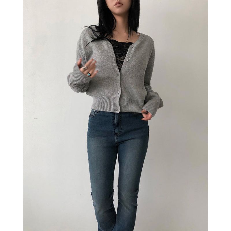 Rabbit V-neck Cardigan 