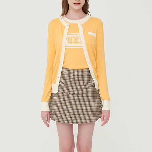 VOKEN(ボケン)の「EMMA CHECK SKIRT(Skirts)」