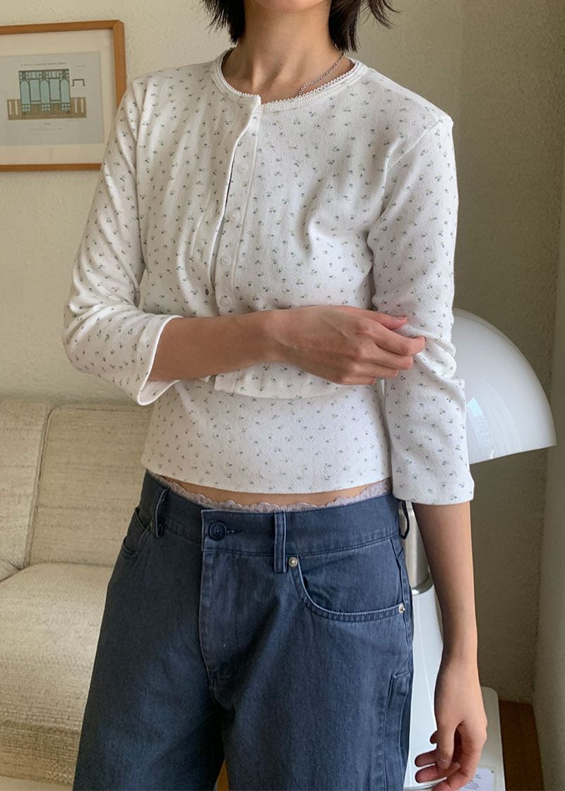 BLOSSOM CROP CARDIGAN