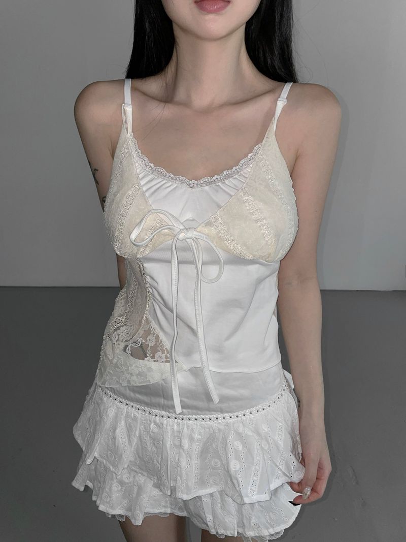 lud double lace top(3color)