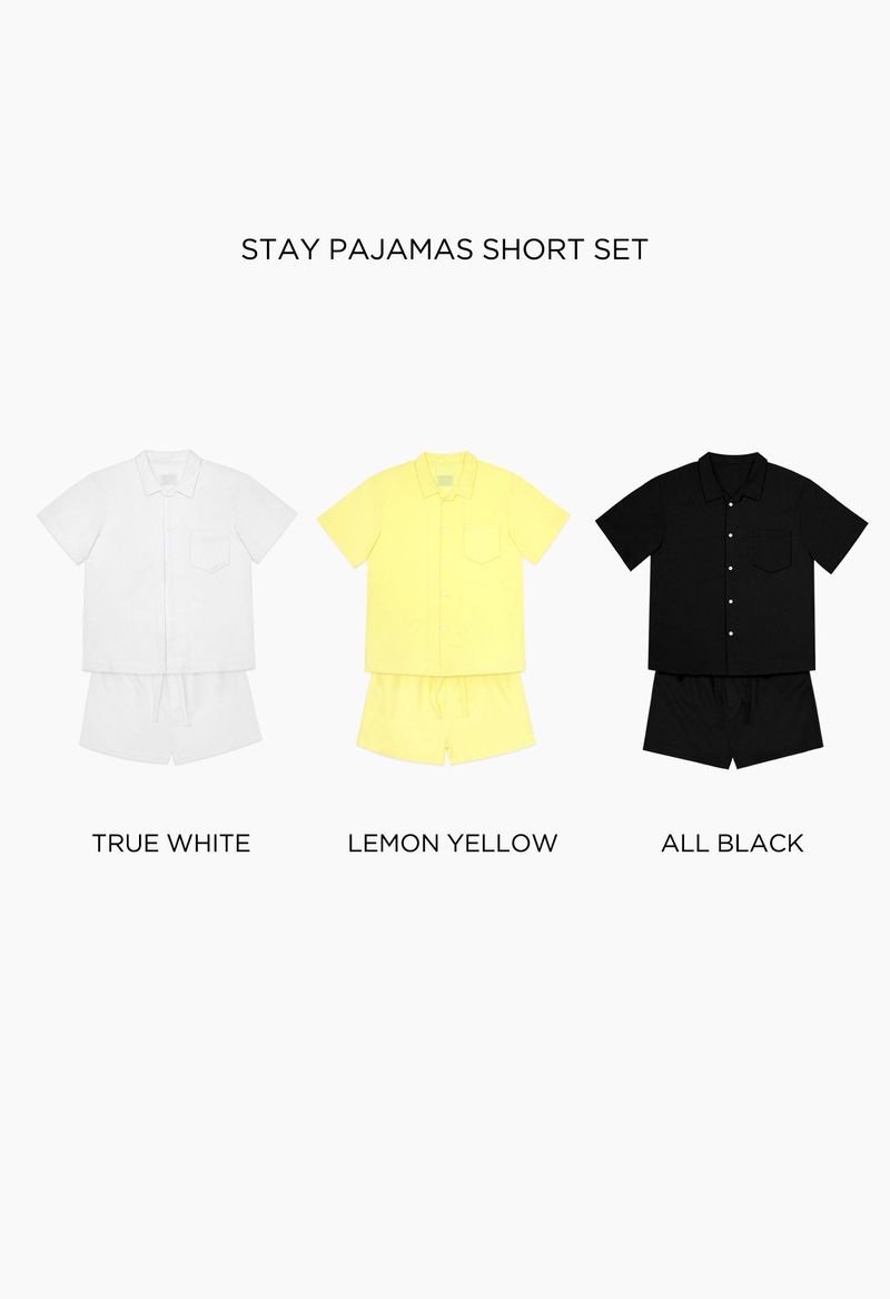 Stay Pajamas Short Set (3 Colors)