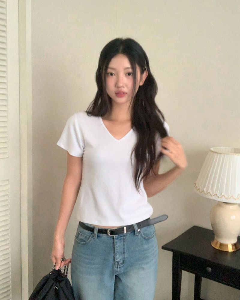 [MADE/S,M] Basic rayon 2typ short-sleeved T-shirt