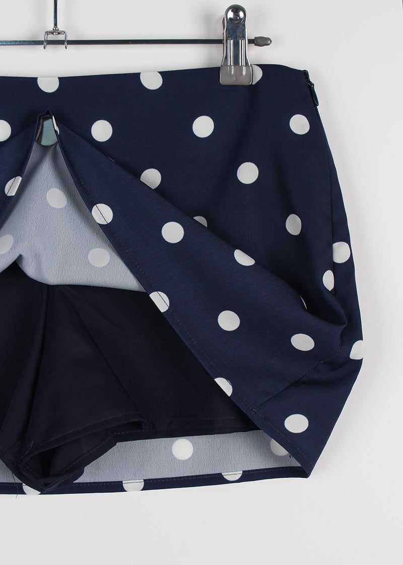 LOW POLKA DOT MINI SKIRT
