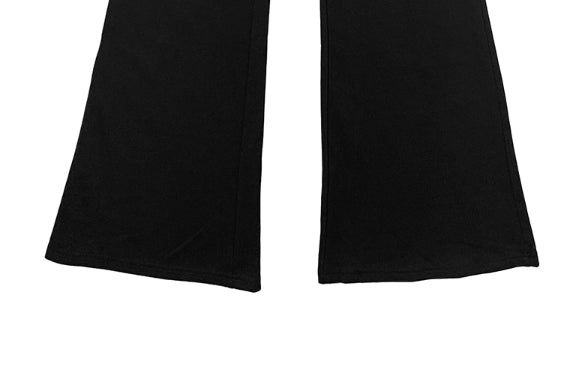 Asin Layered Flare Bootcut Banding Skirt Pants