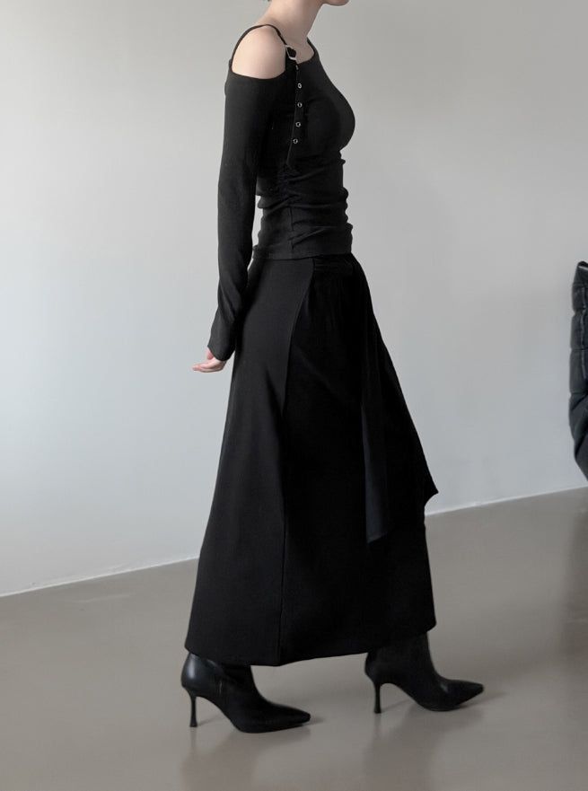 Tain Knot Long Skirt
