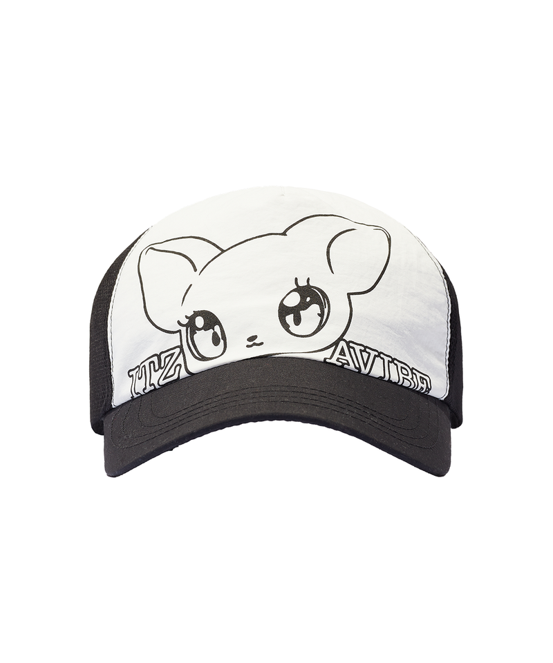 ITZAVIBE(イッザバイブ)の「CAT MONSTER TRUCKER CAP - BLACK(Hats)」