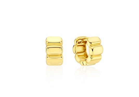 26SS★ Ice Block Silver One-Touch Earrings M