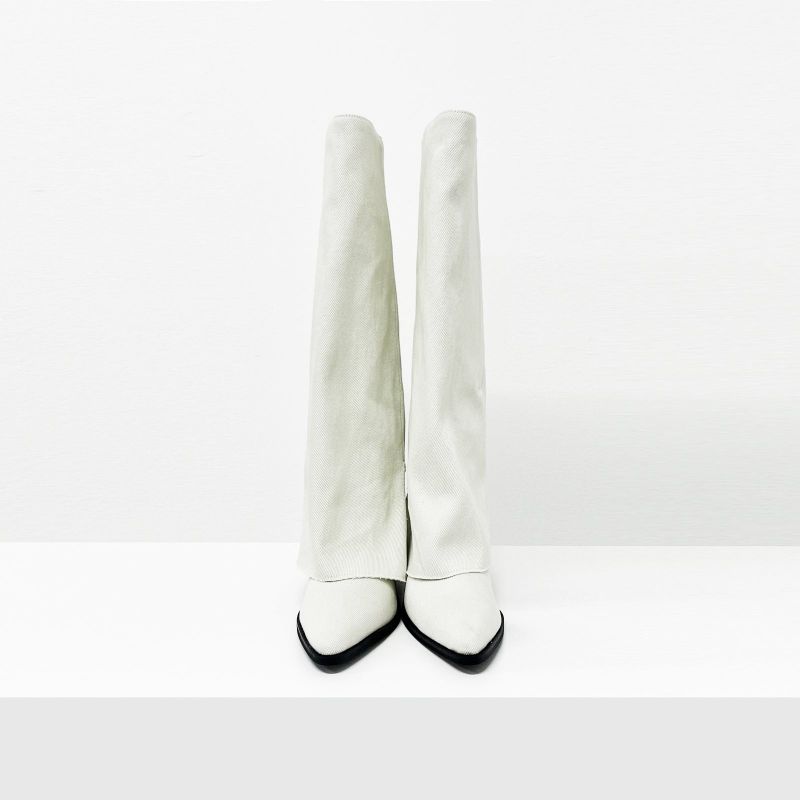 Frain fold over stiletto boots