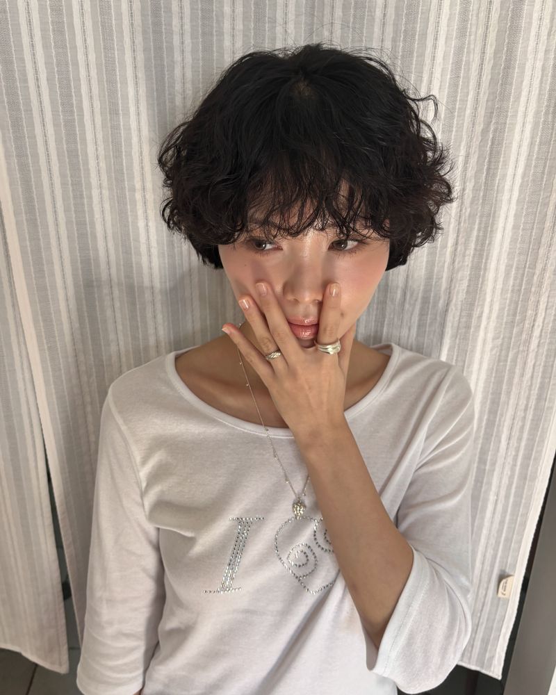 [925SILVER] DRAPE WAVE FRILL RING