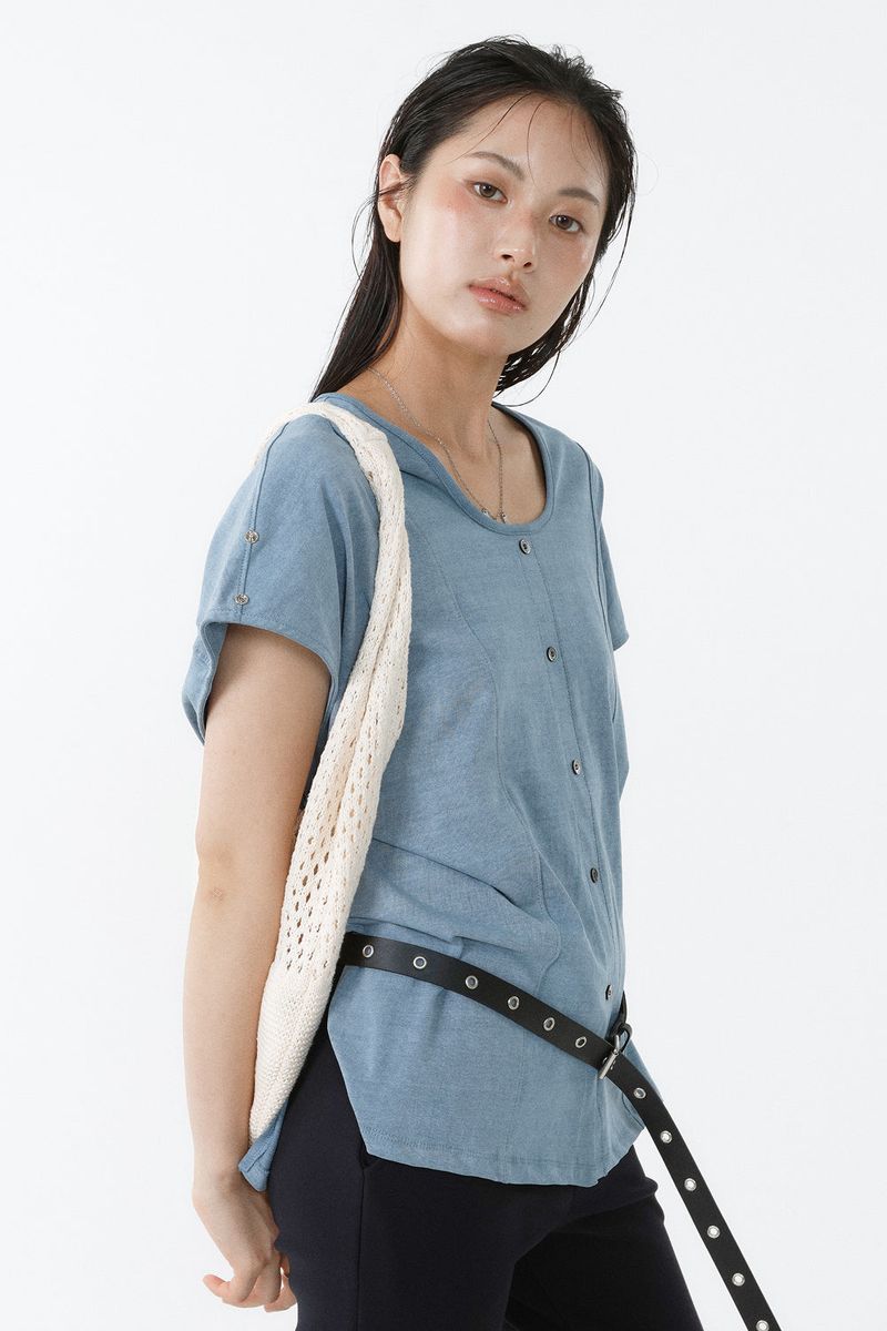 PIGMENT MAISON TOP_DUSTY BLUE