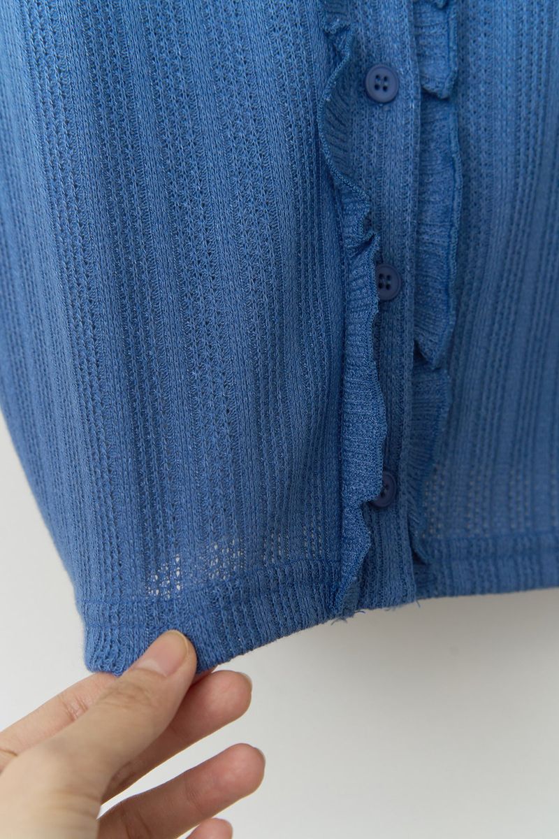 (W) Sua Ruffle Cardigan