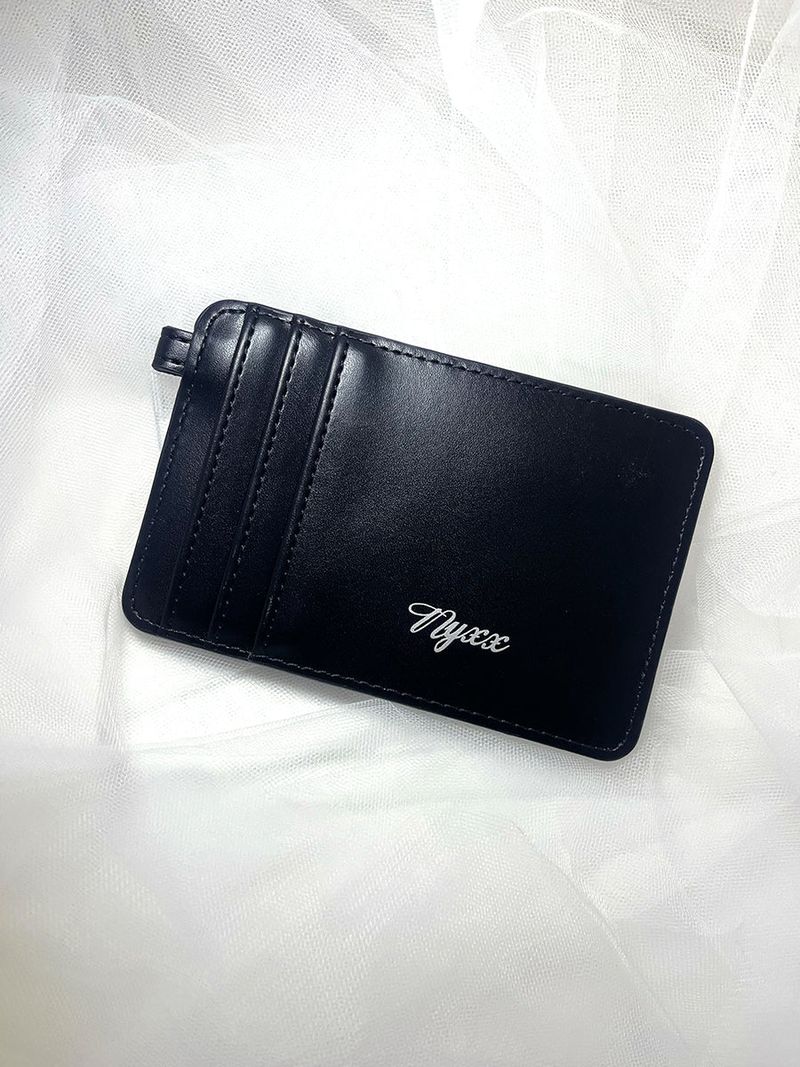 CAMERA CARD WALLET BLACK