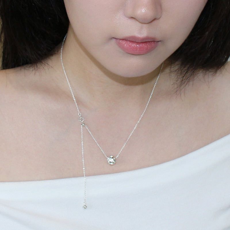 Dot Ball Necklace(Sanding)