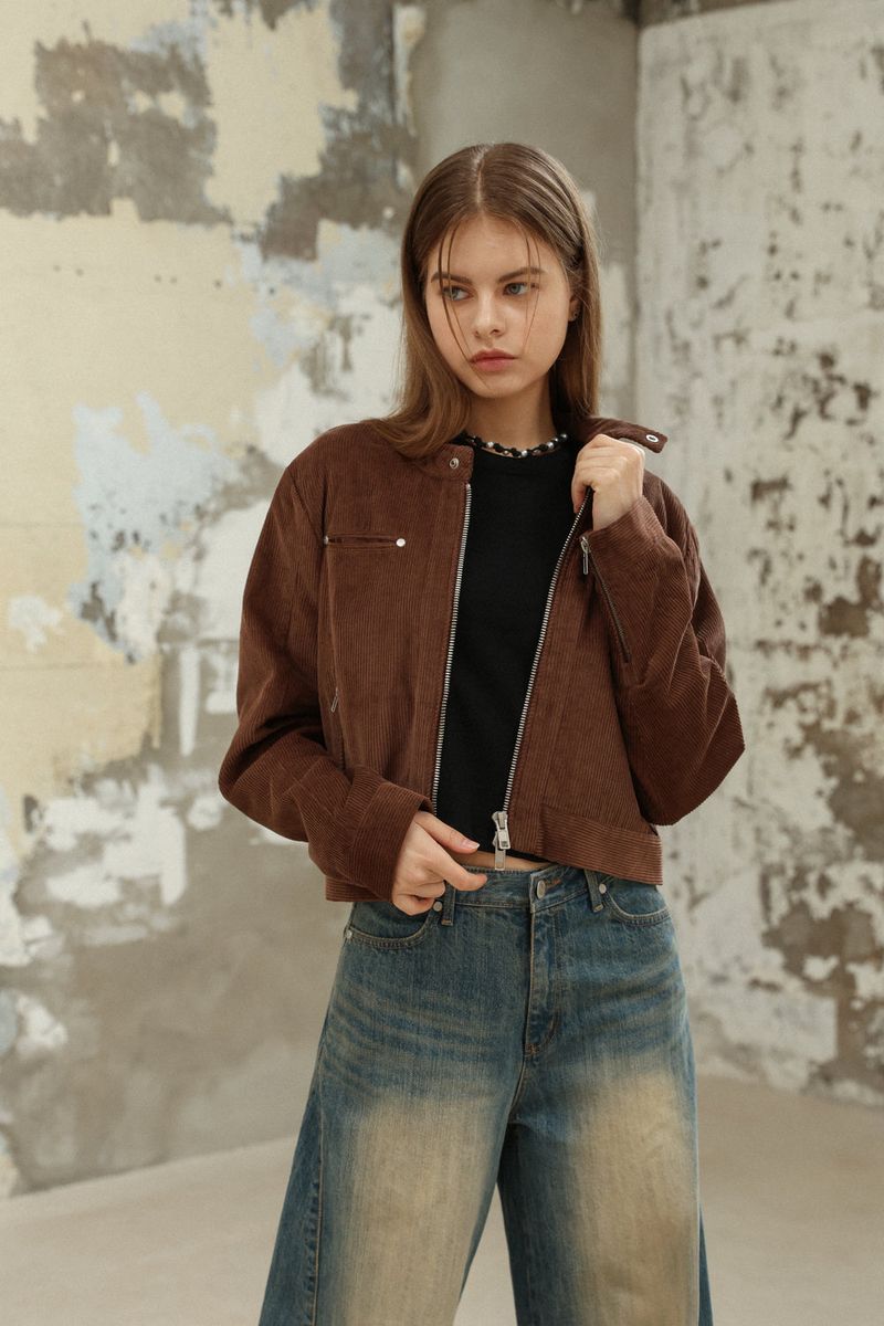 CORDUROY POINT RIDER JACKET