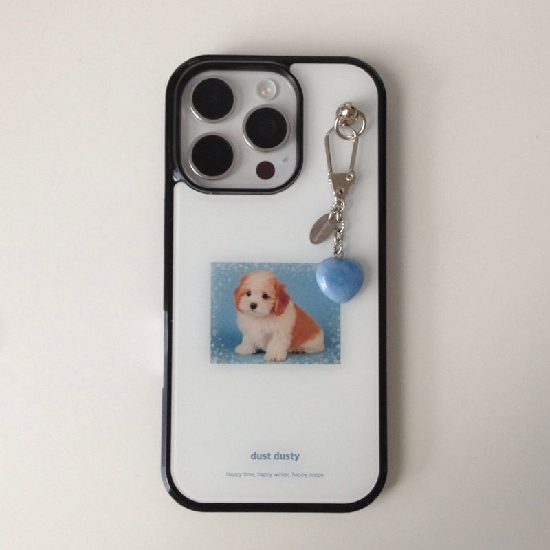 dust dusty(ダストダスティ)の「snow puppy bumper case(Smartphone Accessories)」