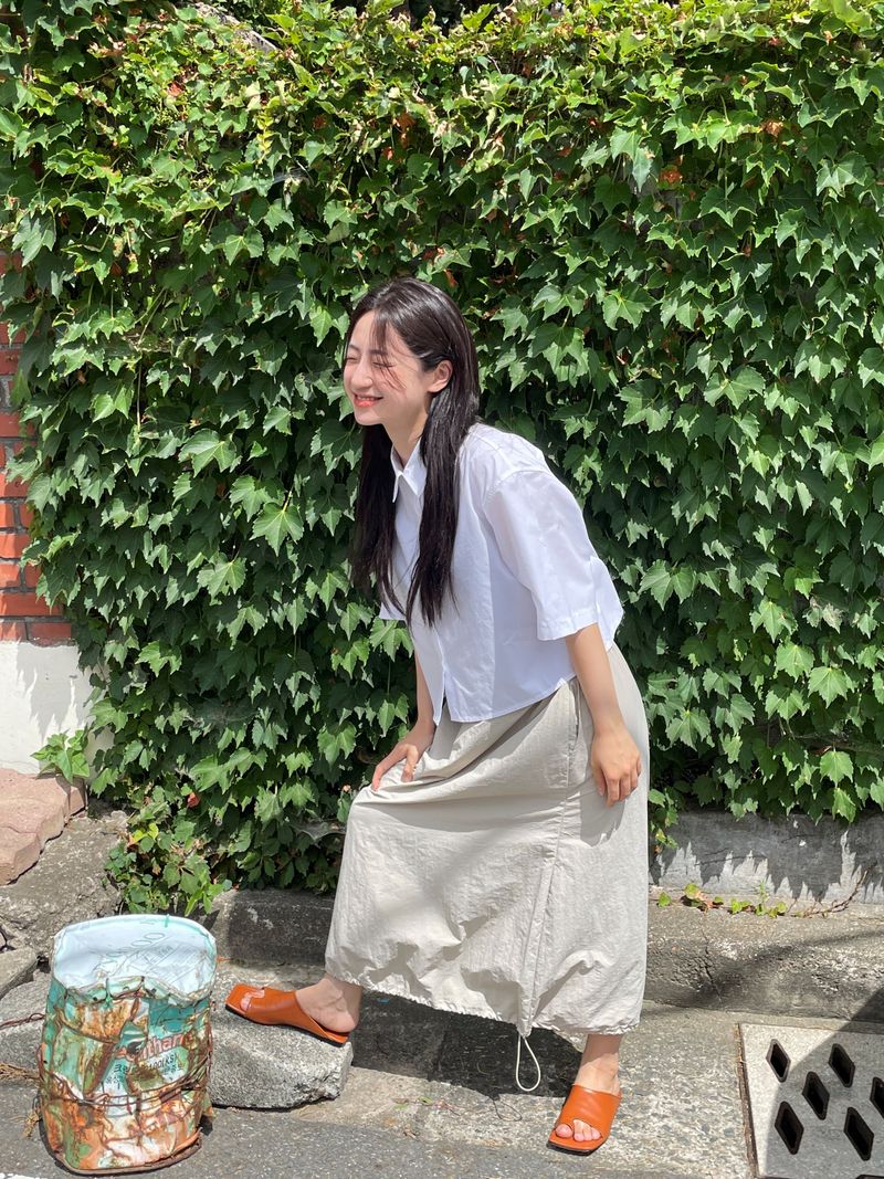Arco iris（アルコイリス）の「Pocket nylon string skirt（Skirts）」