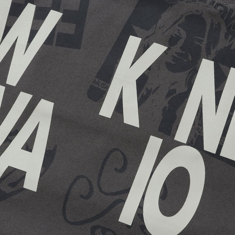 Weekend warrior typography printing tote-bag (Charcoal)