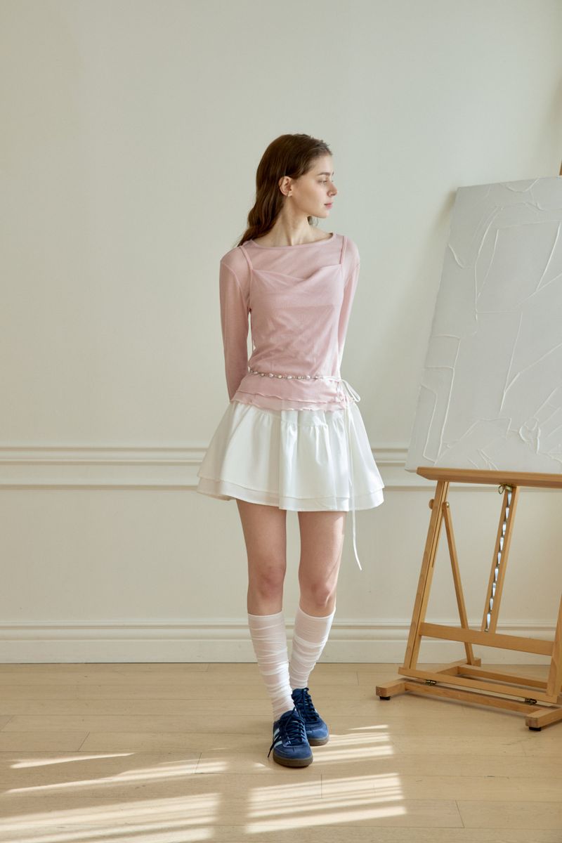 SWEET PEARL HEART BELT