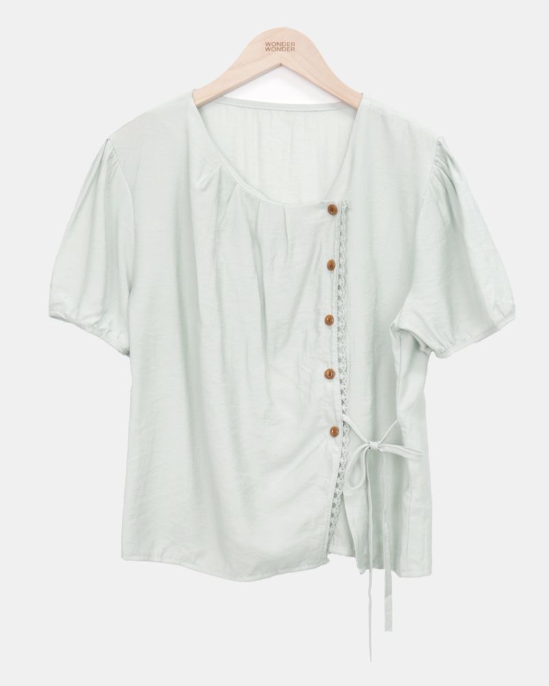 Rameon Wrap Short Sleeve Blouse