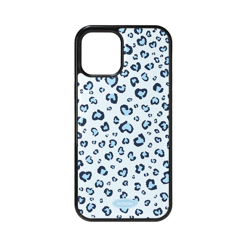 Avivere（アビベール）の「[MADE] leopard glass bumper case(blueheart)（Smartphone Accessories）」
