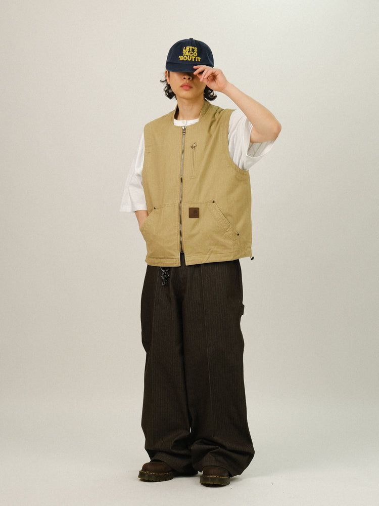 ON Non-fade Herringbone Patch Denim Pants