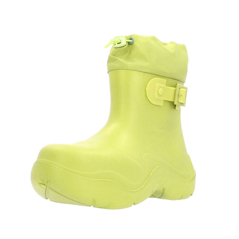 Rose Belted Middle Rainboots_R0017 (3Colors)