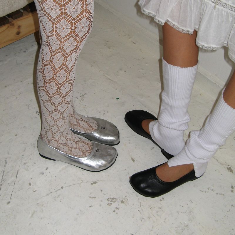 Toe 0029-1. Flat Shoes (Cracked Type) - 2colors