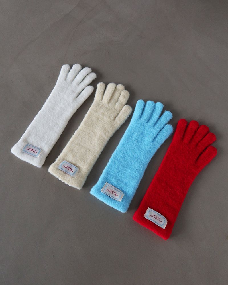 Delight-J（ディライトジェイ）の「Patch Finger Slit Long Gloves（Fashion Accessories）」