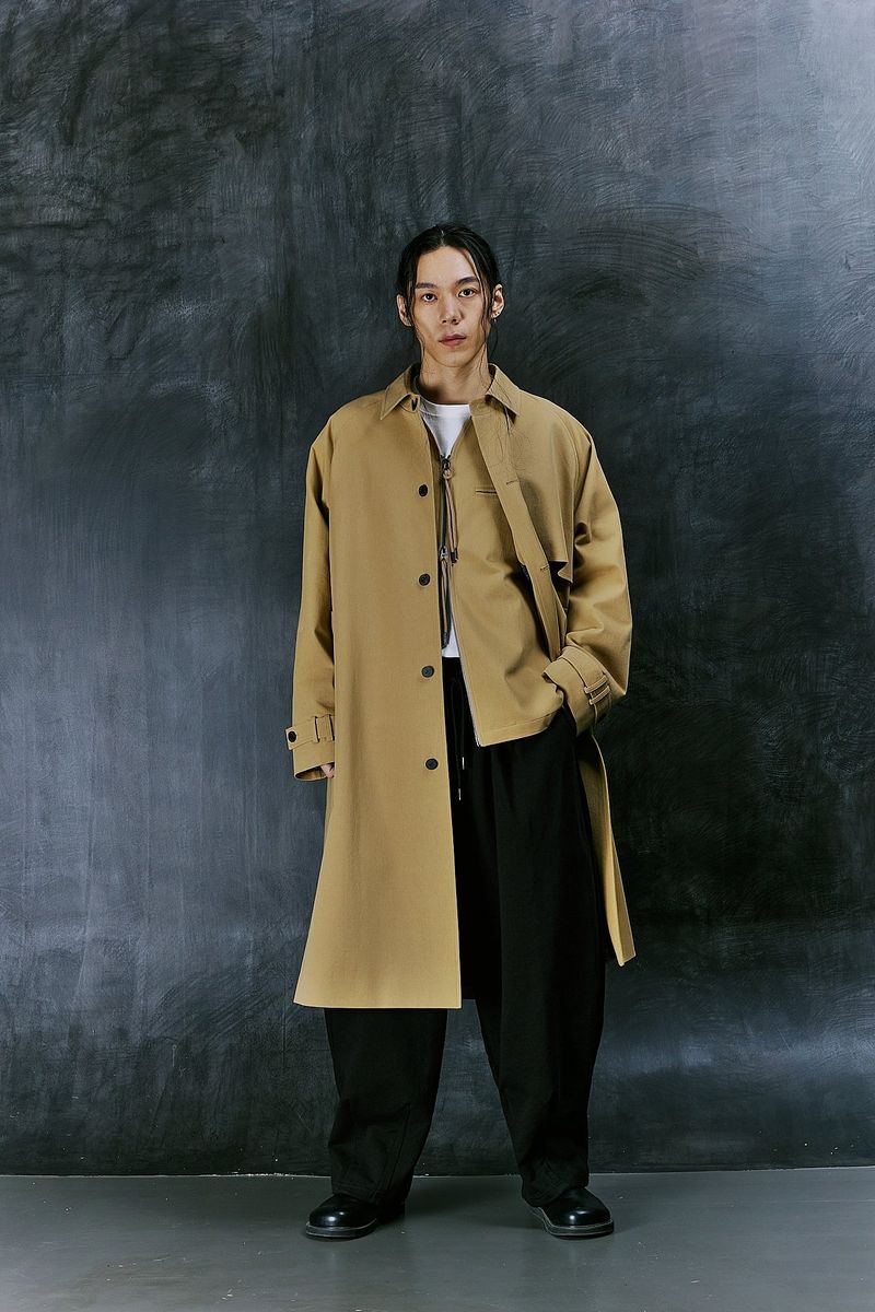 EARTH COTTON BALMACAAN COAT (Beige)