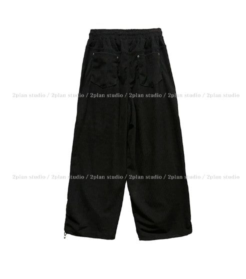 Melty Rivet Corduroy Wide Pants