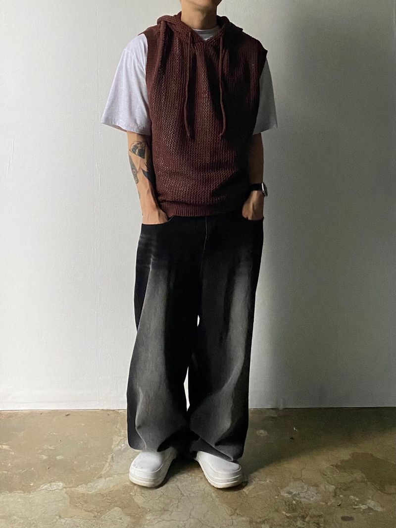 Net Hooded Vest 3C