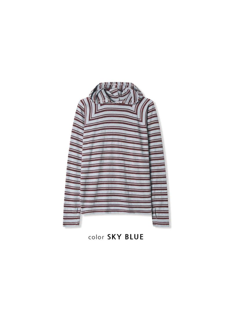 Su Striped Knitted Hoodie