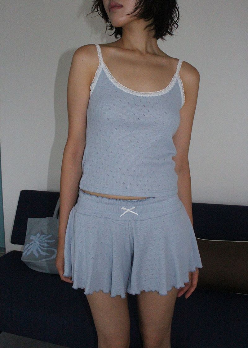 POINTEL LACE SLEEVELESS