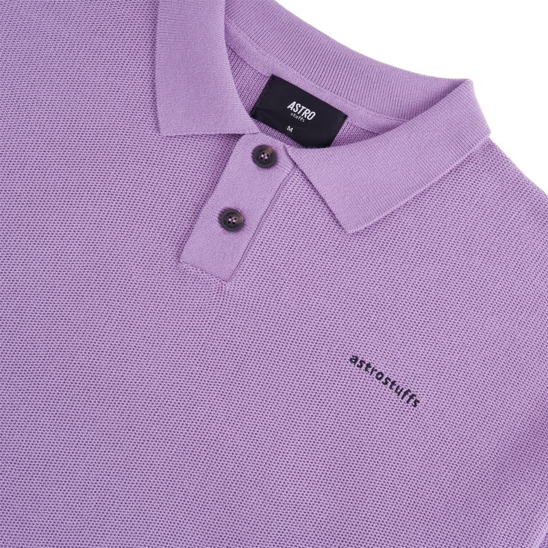 LIGHT POLO KNIT SWEATER