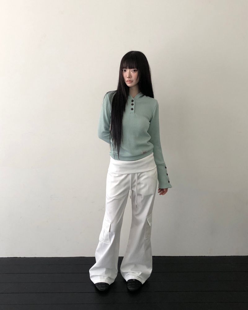 WONDER WONDER（ワンダーワンダー）の「ルシアン フォールディング ブーツカット カーゴ パンツ（パンツ）」