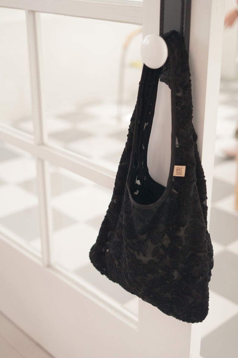lace bag_black