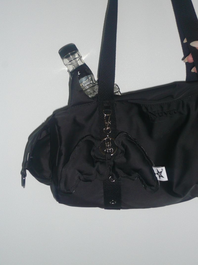 Devil round boston bag _ Black