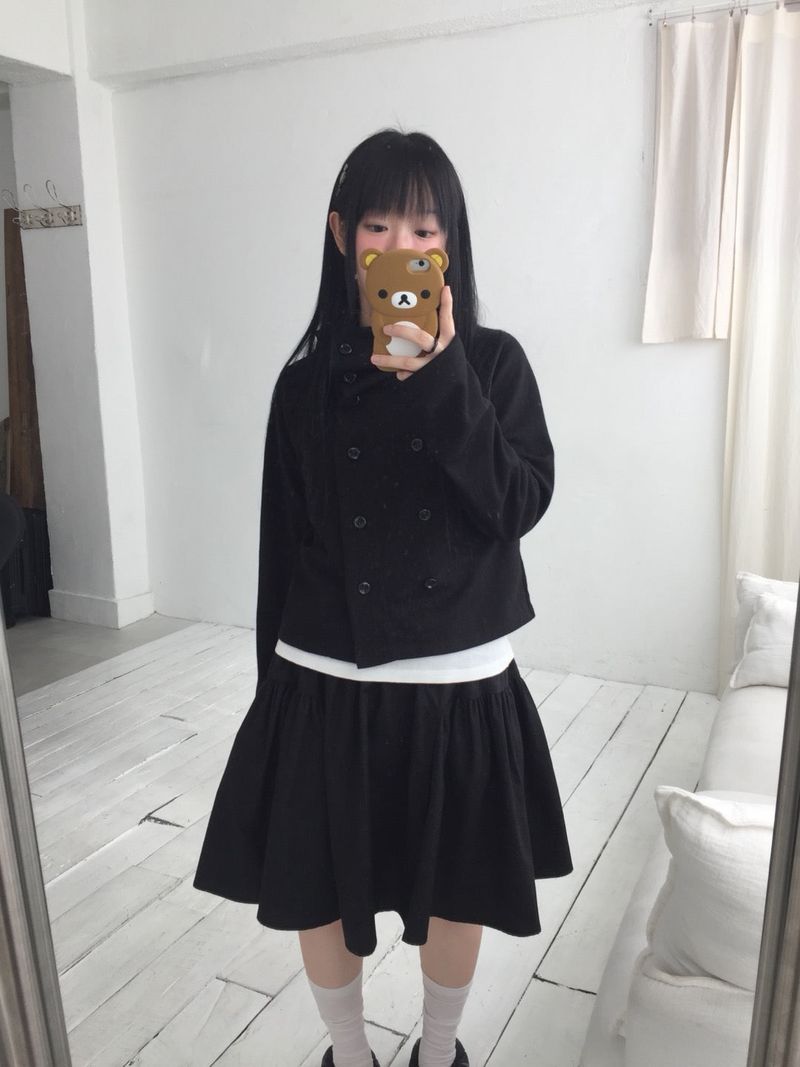 フルフレアミディスカート