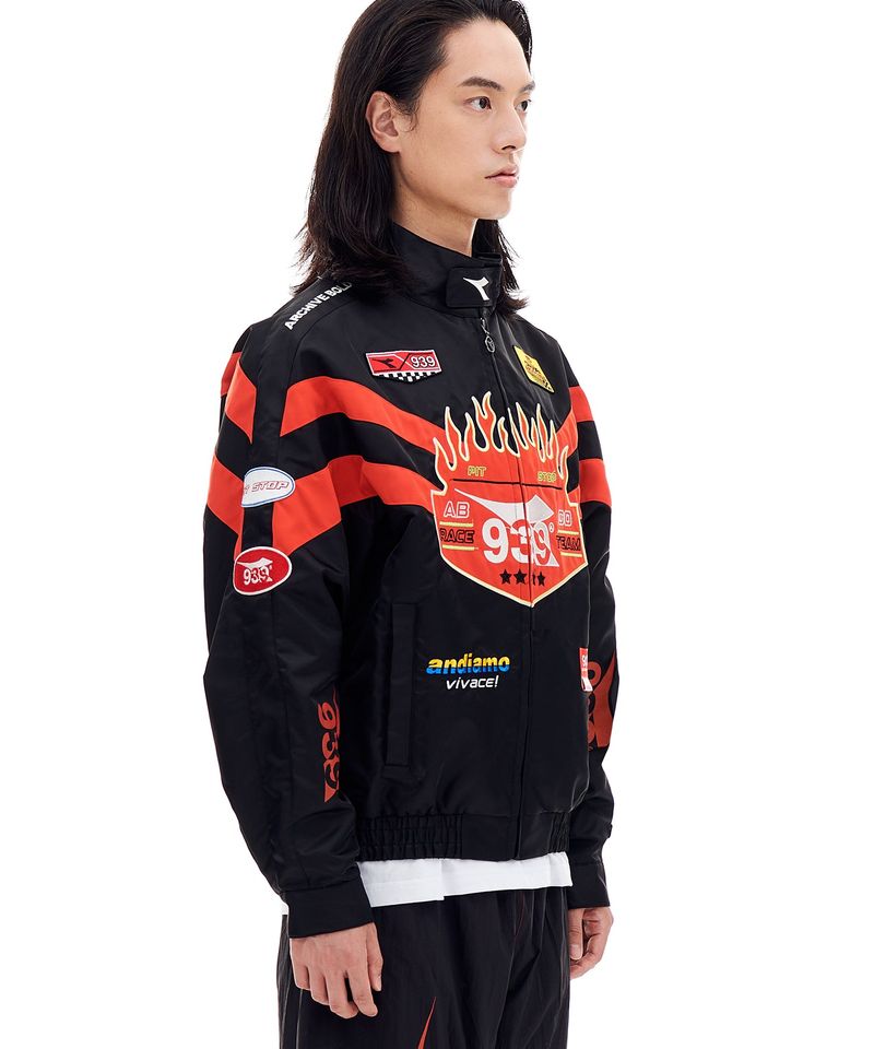 [Archive Bold X Diadora] RACING JACKET (BLACK)