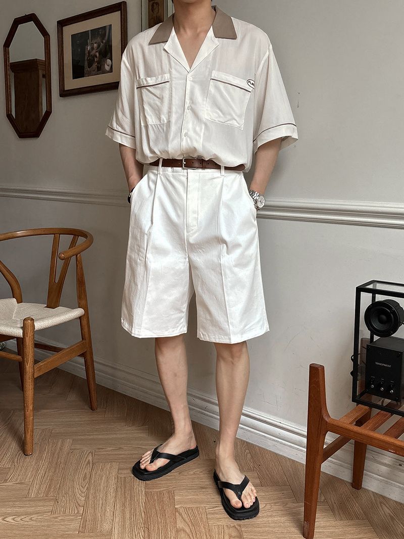 ASCLO(エジュクロ)の「ASCLO One Tuck Cotton Half Pants (4color)(Pants)」