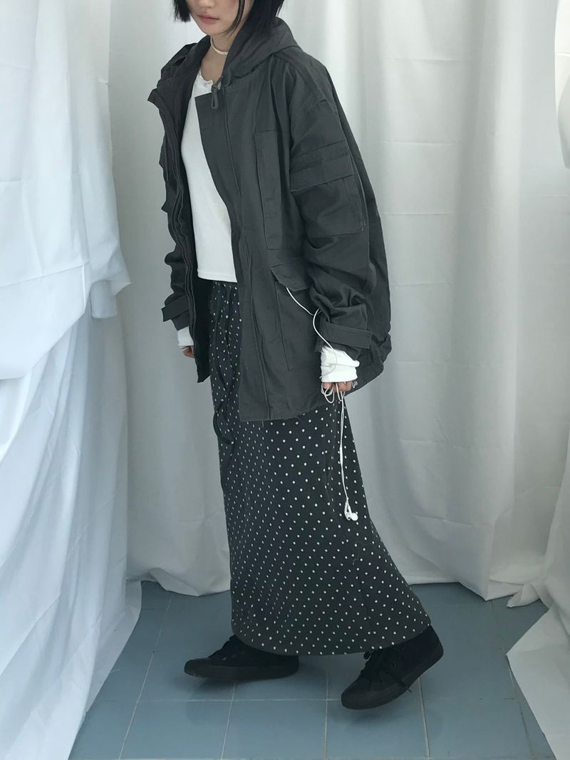 mode dot flow skirt