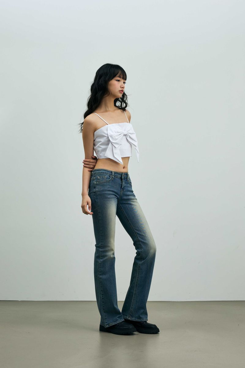 ARI RIBBON BUSTIER / WHITE