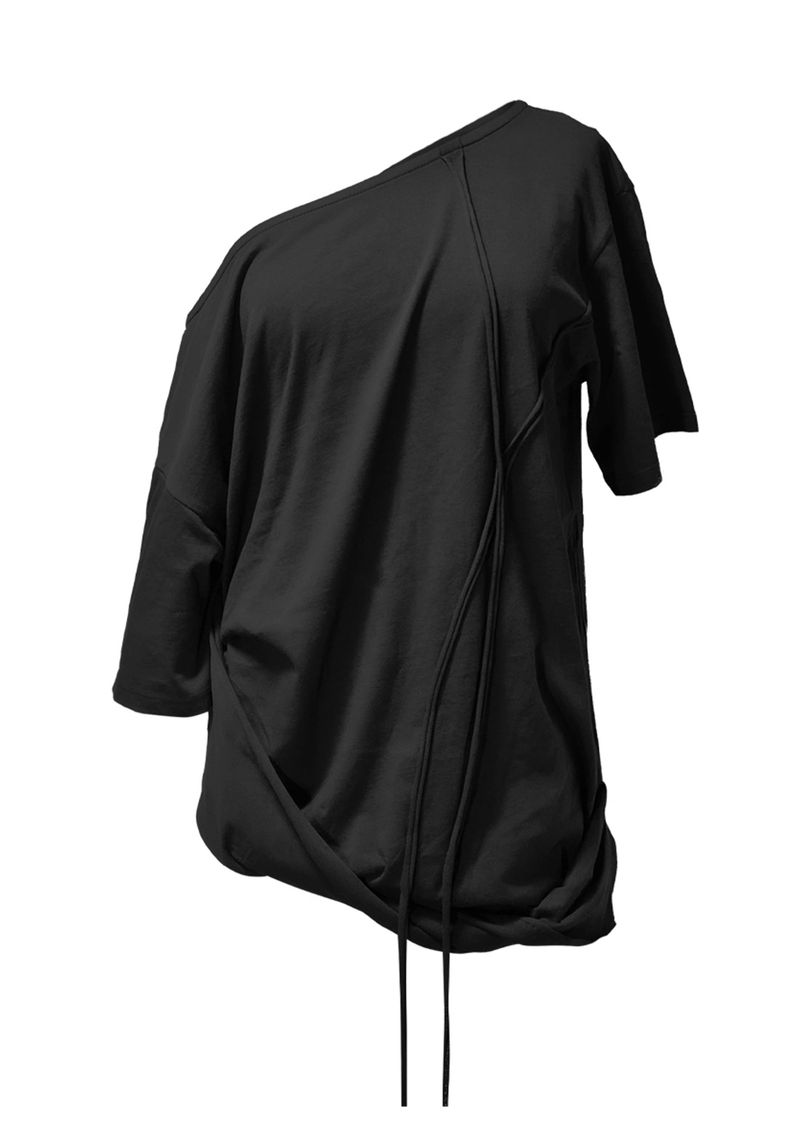 JUNGDO（ジョンド）の「 TILT OFF-SHOULDER TOP . BLACK（Tops）」